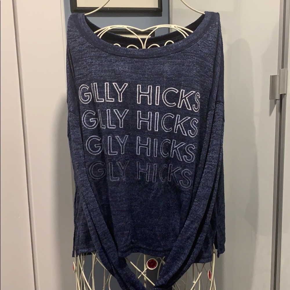 Hollister Gilly Hicks super soft LS shirt small